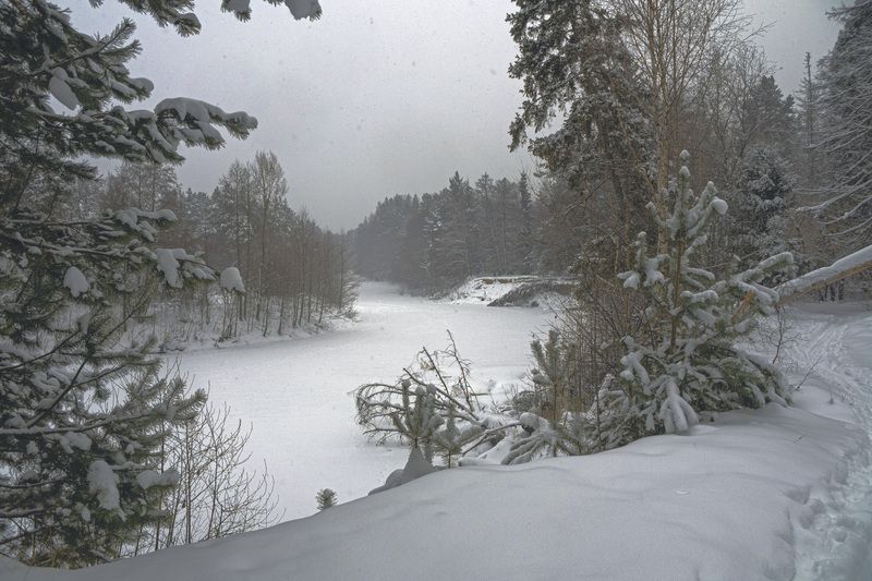 Снегопад.photo preview