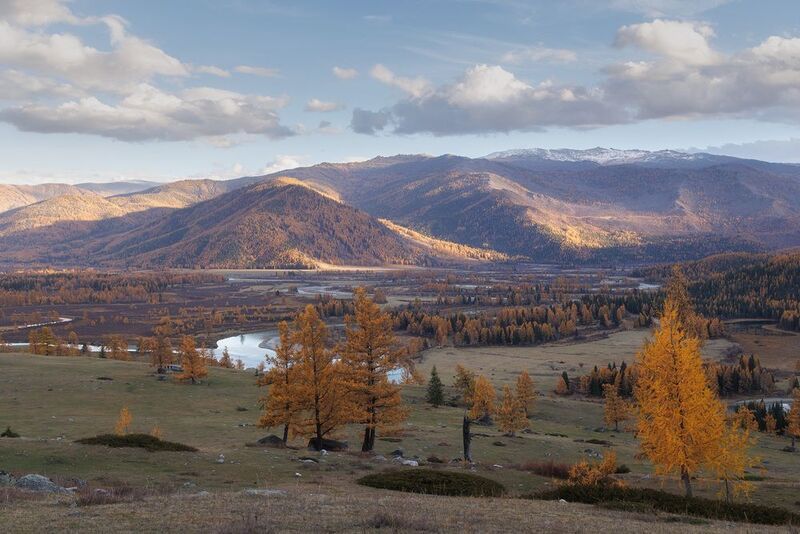 Начало реки Аргут при слиянии рек Джазатор и Акалахи фото превью