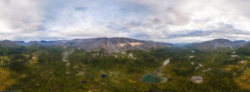 Хибины, Кольский полуостров, горы Долина реки Кунийок фото превью
