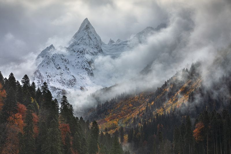домбай, осень. Домбайская осень. фото превью
