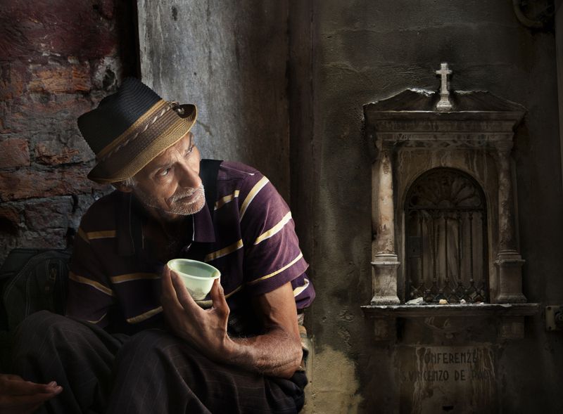 улица, сюжет, просящий, венеция, италия Просящийphoto preview