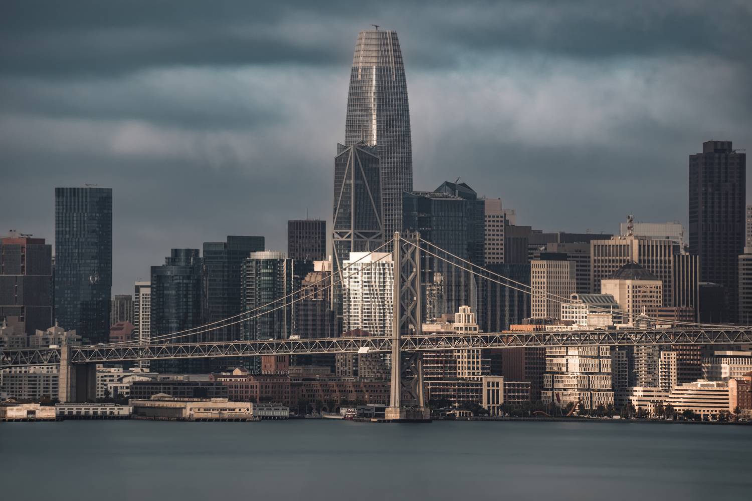 Geometry of silence. Автор: Shpek Andrey #Photograph #Sky #City #Skyscraper #Urban area #Monochrome photography #Metropolitan area #Bridge #High-rise building #Cityscape, Shpek Andrey