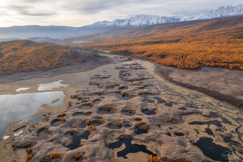 алтай, озеро джангысколь, осень По ту сторону от Джангысколь фото превью