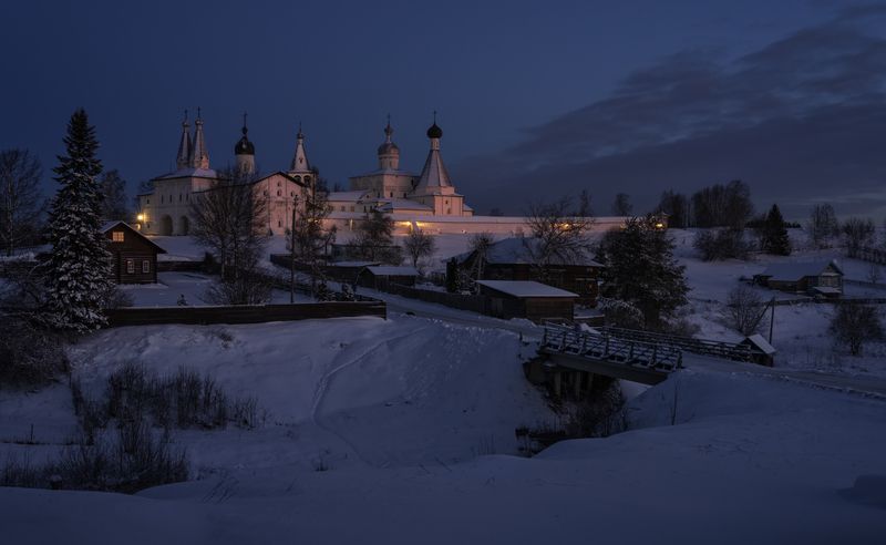ферапонтово, рассвет, утро, вологодская область, мороз Хрустит зима морозцем фото превью
