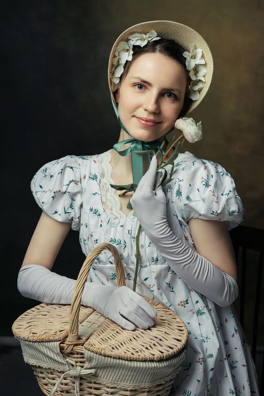 девушка, винтаж, ампир, женский портрет, постановочное фото, портрет, портретный фотограф Марьяphoto preview