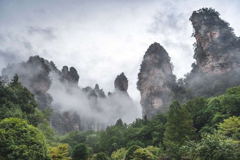Завораживающий мир каменных Исполинов Чжанцзяцзе… The fascinating world of the stone Giants of Zhangjiajie...photo preview