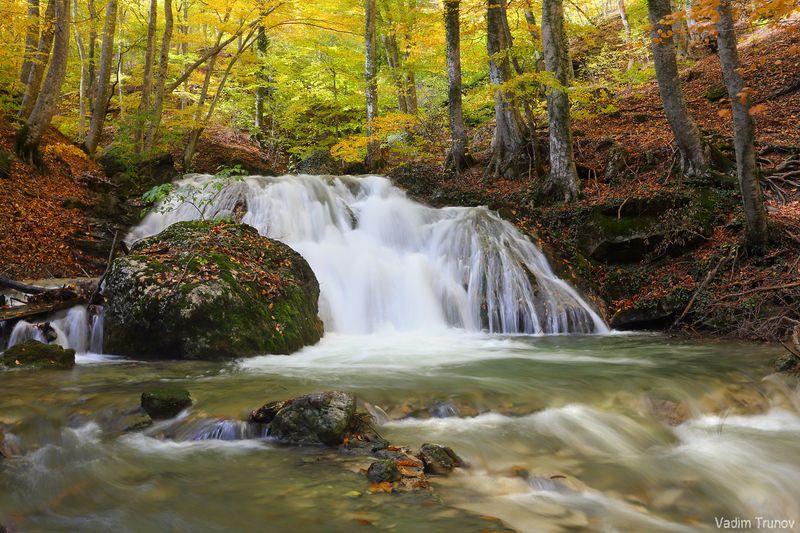 крым Белый водопад фото превью
