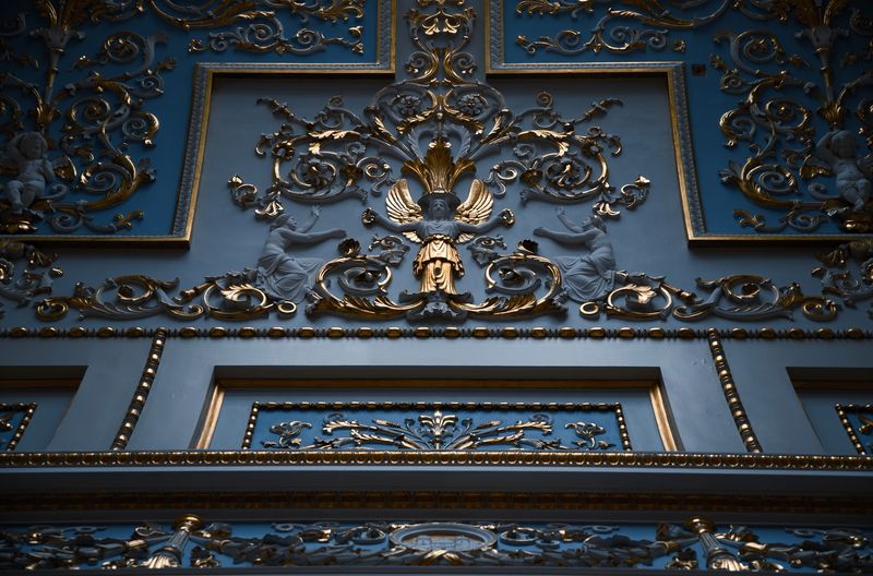 музей, эрмитаж, потолок, ангел, ангелы, золото красота фото превью