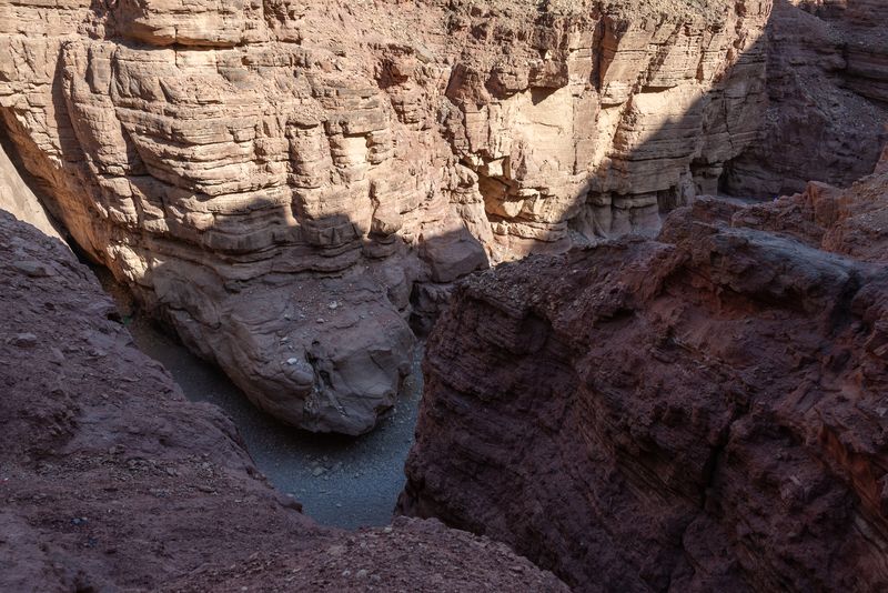 Красный каньон, вид сверхуphoto preview