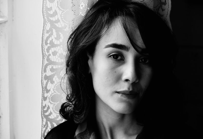 Female portrait, People, Woman, Young, Black and White,  Тихий взглядphoto preview