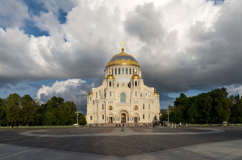 собор, кронштадт, небо, облака. Собор и небоphoto preview