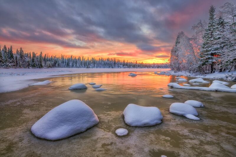 кольский Зимние переливы...photo preview