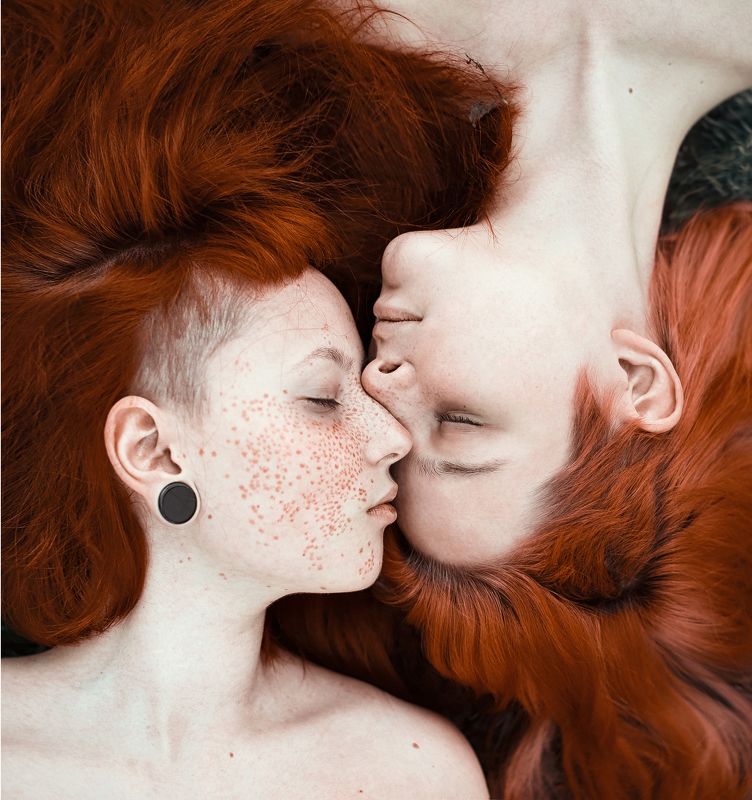 рыжая, веснушки, портрет, волосы, лицо, глаза photo preview