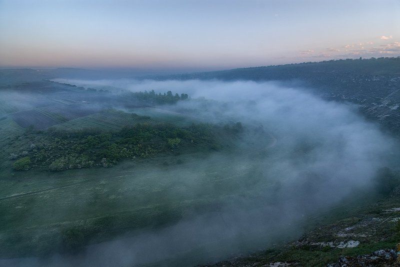 Реут, Туман, Утро Рассветная рекаphoto preview