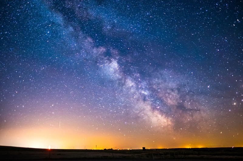 Канада, Альберта, пейзаж, млечный путь, ночь, звезды Сердце галактикиphoto preview