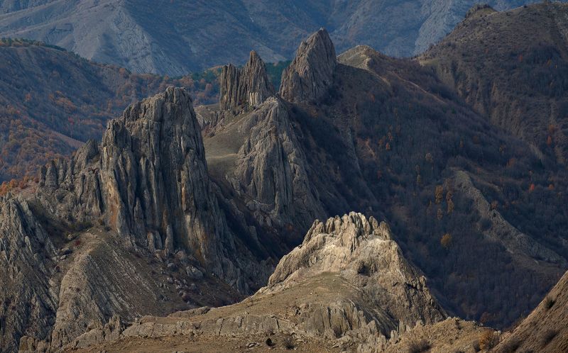 Крым,Междуречье, горы, осень Cкалы Междуречьяphoto preview