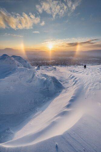 Морозный день на Северном Урале