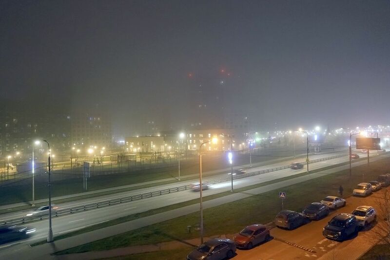 В городе туманphoto preview