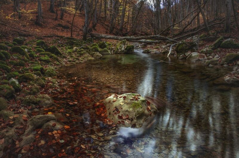 крым, соколиное, пейзаж, большой каньон, коккозка, crimea, landscape,  длинная выдержка, река Большой каньон Крымаphoto preview