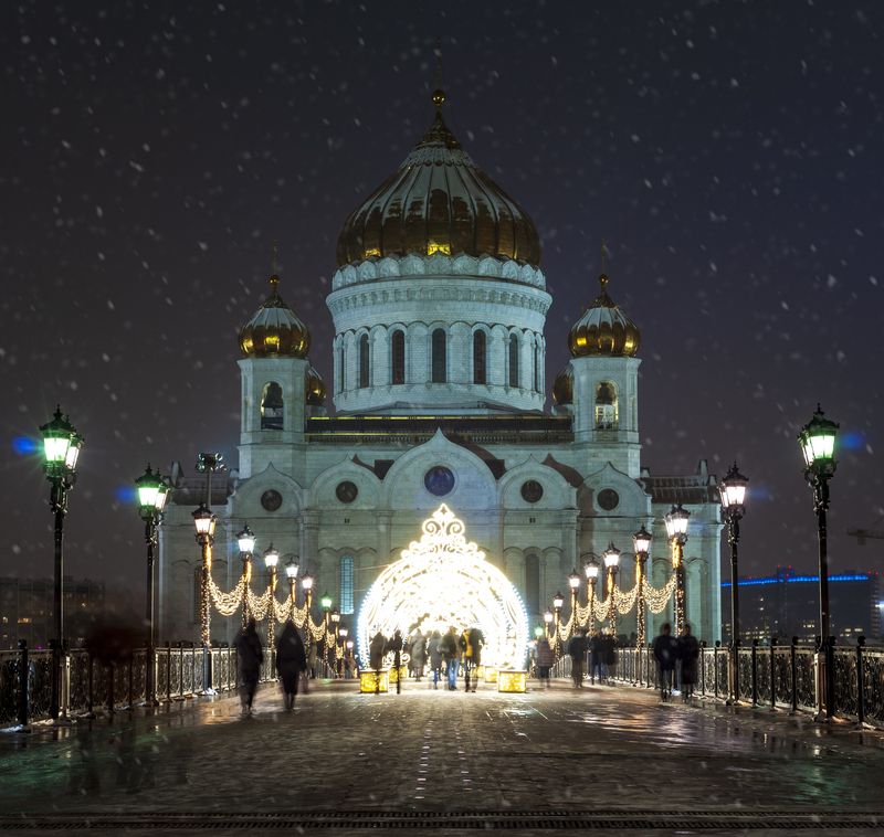 Огни большого города фото превью