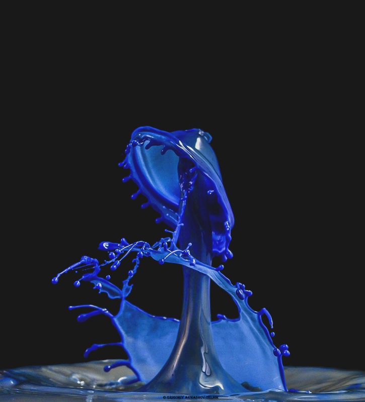 #color_image, #color, #drop, #liquid, #macro, #water, #macrophoto, #blue Blue dropsphoto preview