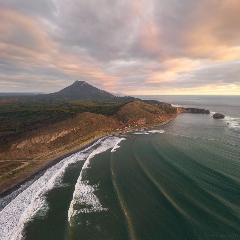 сахалин, дальний восток, россия, тихая, бухта, sakhalin, russia, far east, хребет жданко, пик смелый, мыс тихий Сахалин - бухта Тихаяphoto preview