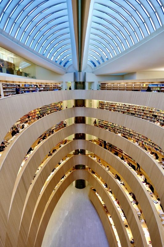 City/Architecture, Geometry, Library, Zurich, Lines, Patterns, People, Books,  Тихо в библиотекеphoto preview