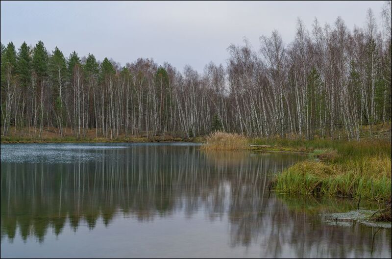 Ноябрьское утро на карьерахphoto preview