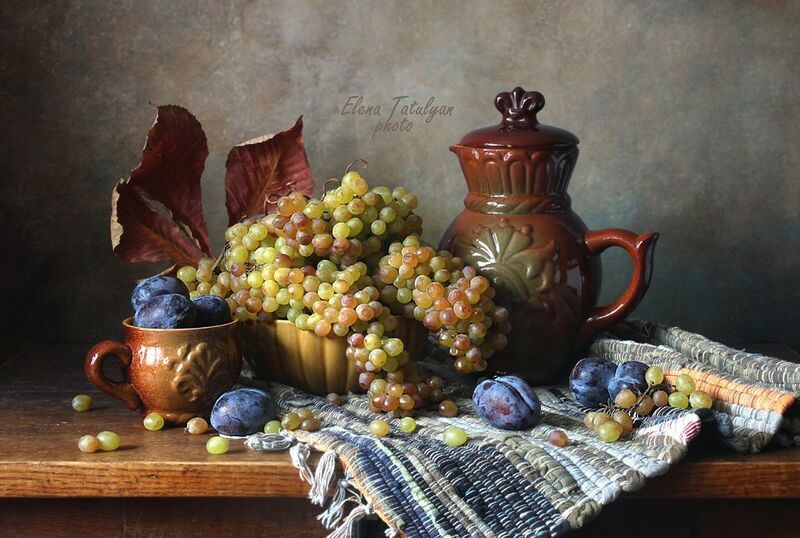 виноград Натюрморты с виноградомphoto preview