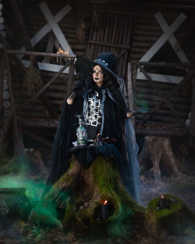 фотограф юлия дюдина, фотограф нижний новгород, арт фотограф,  волшебная фотосессия, фотосессия ведьма, фотосессия к halloween photo preview