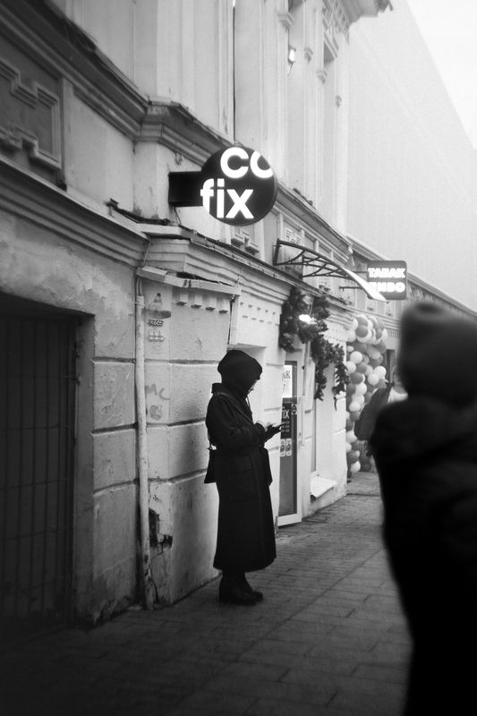 street, street photography, streetphotography, bw, black and white, russia, msocow, vintage lenses Moscow, November 2024photo preview