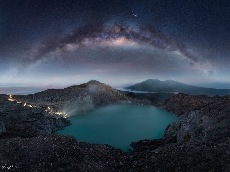 milkyway Mount Ijenphoto preview