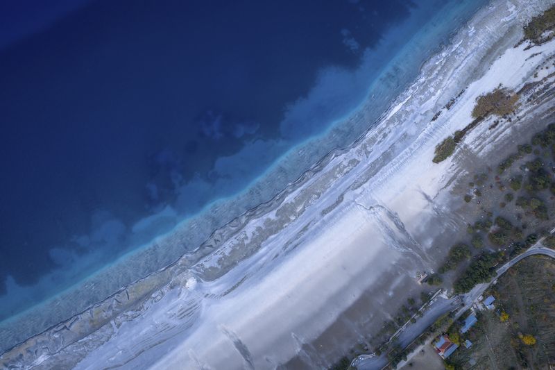 озеро салда, турция, озеро, дронофото, аэросъемка, вид сверху Турция. Озеро Салдаphoto preview