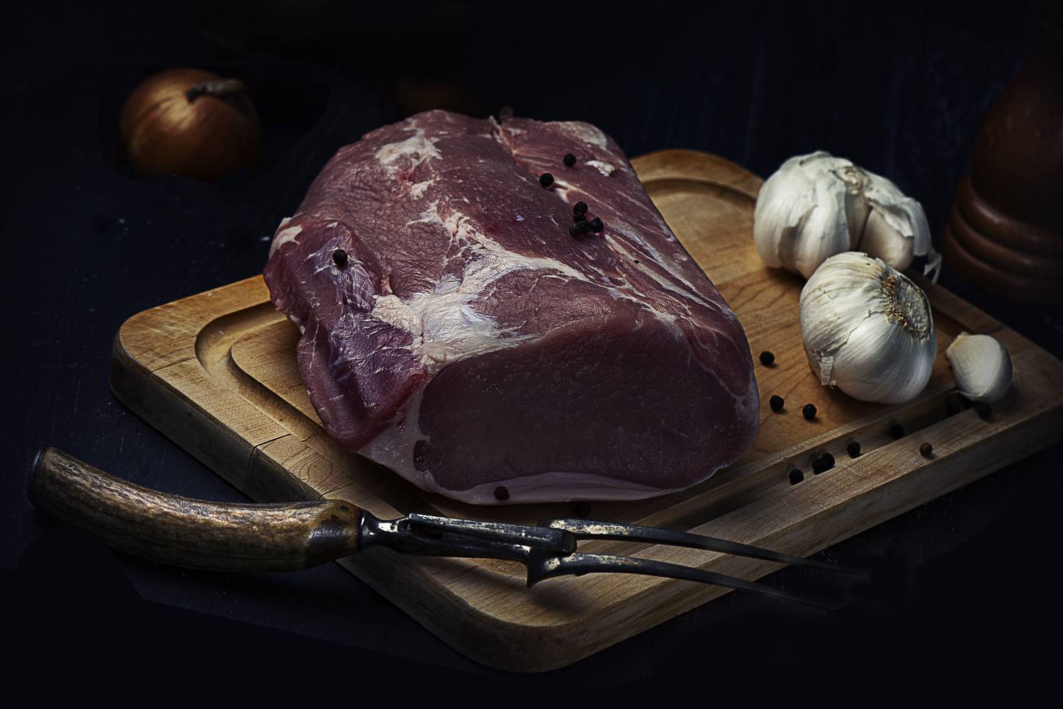 Натюрморт. Автор: Ходос Илья натюрморт, маяо, перец, чеснок, вилка, Ходос Илья