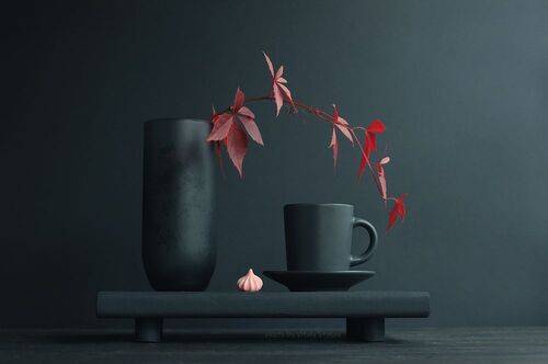 Фантазия с листьями.. и оттенки цвета..