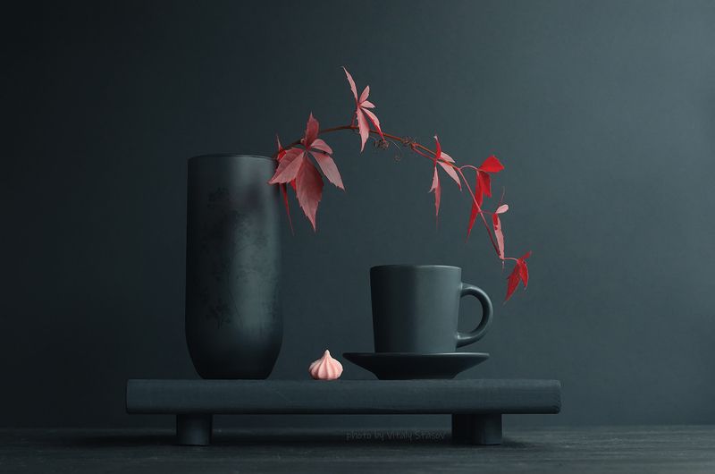 натюрморт, листья, винограда, винтаж, still life Фантазия с листьями.. и оттенки цвета.. фото превью