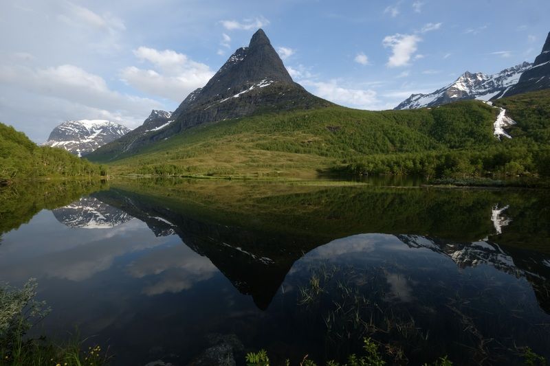 Landscapes, Norway, Innerdalstårnet, Mountain, Reflection, Lake,  Башняphoto preview