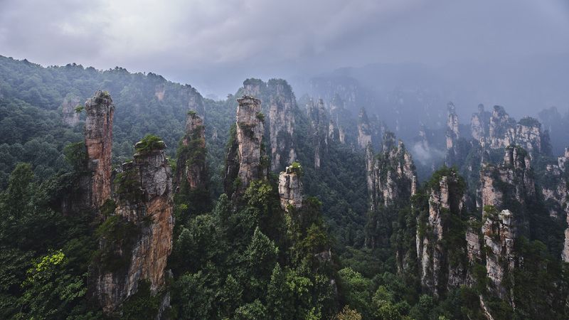 China Fenghuang Китай пейзаж горы АндрейПономарев AndreiPonomarev  ***photo preview