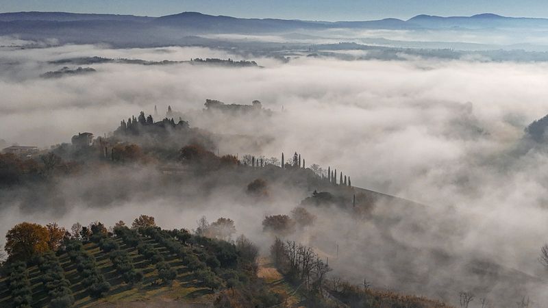 Утренние туманы. Тоскана 2photo preview