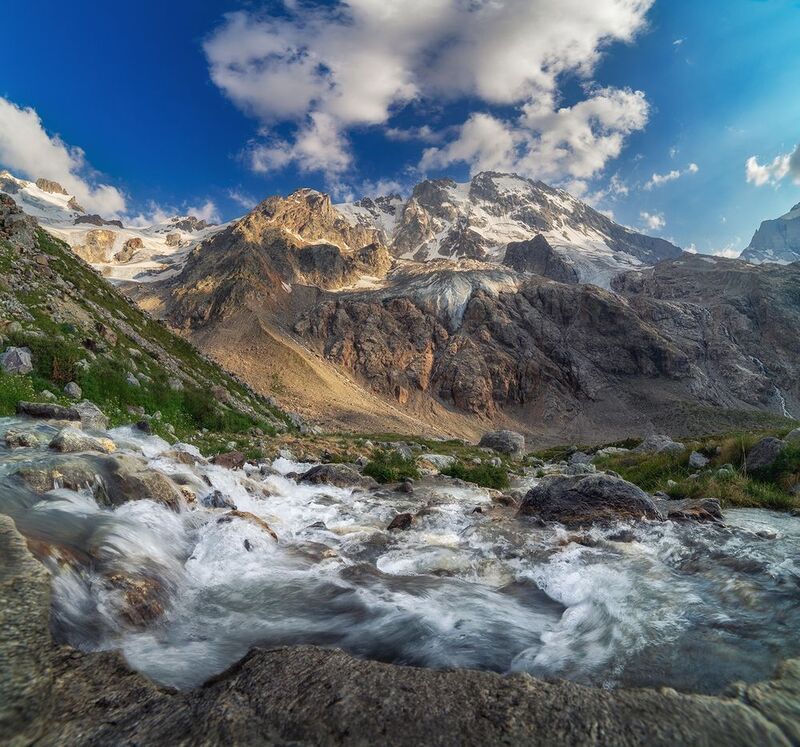 Адыр-Су, Улу-Тау, Кабардино-Балкария, ущелье, Приэльбрусье,  Гора Улу-Тау фото превью