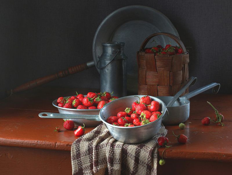 натюрморт, фотонатюрморт, still life, stillifefoto, лето, ягода, ретро_натюрморт, наталья_казанцева Пора ягоднаяphoto preview
