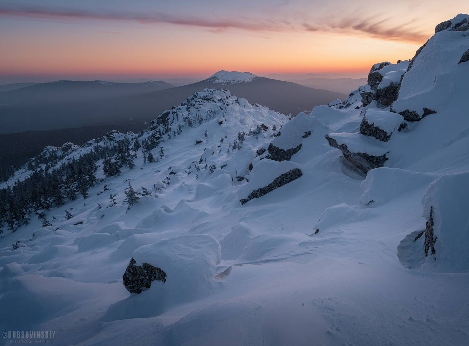 таганай, южный урал, горы, зима, урал, челябинская область, Дубровинский Михаил