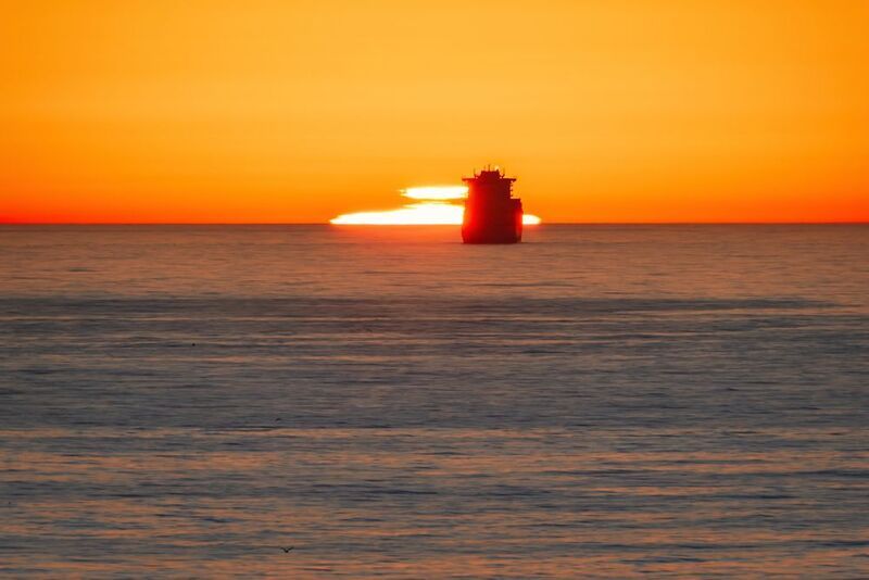 #Horizon #Sun #Orange #Red #Afterglow #Sunset #Yellow #Fluid #Astronomical object #Sunrise Santa Barbara Flamebreakphoto preview