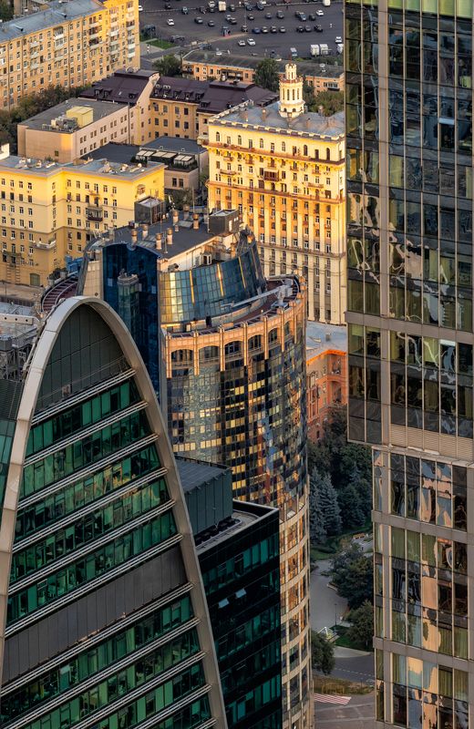 москва, столица, архитектура, дома, город, sity, крыши домов, здания, геометрия, москва сити Погружение..photo preview