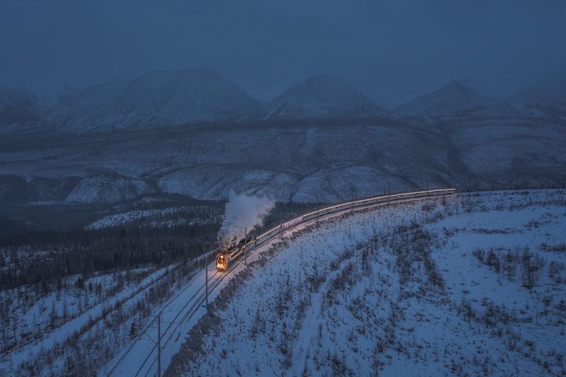 пдм, поезддедамороз, бам, северомуйскийперевал, горы, зима, снег, железнаядорога, дальнийвосток, railwayphoto, travelphoto, s_krylov_pro, дядяфотя, фотографкрылов, train, rails, ржд, rzd  Photo #125photo preview