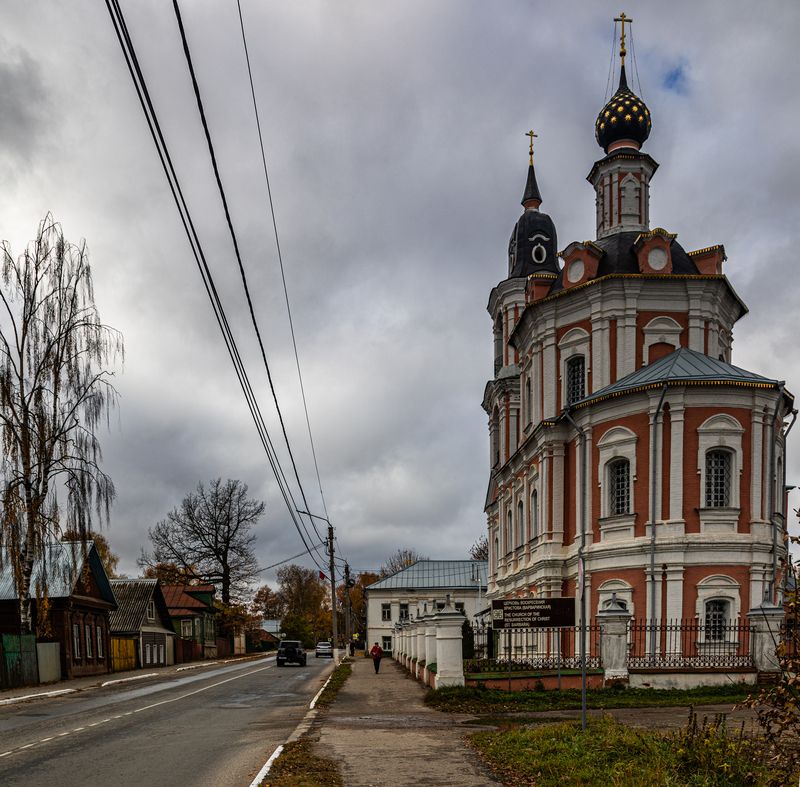 Нерехта, осень, архитектура, церкви, храмы, провинциальный городок, глубинка Нерехтаphoto preview