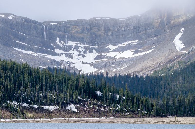 канада, альберта, банф, озеро, водопад Чашаphoto preview