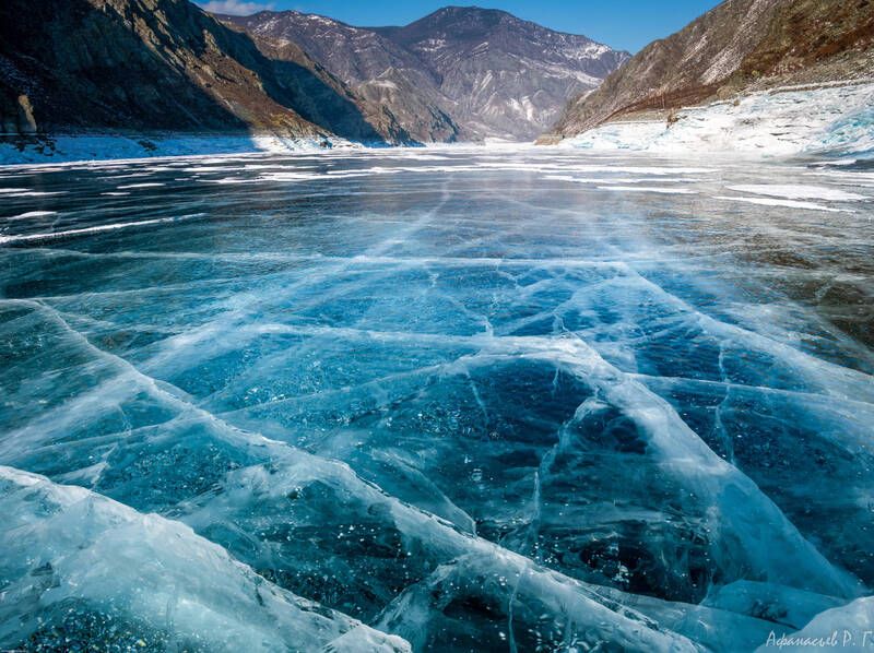 лед, енисей Горный ледphoto preview