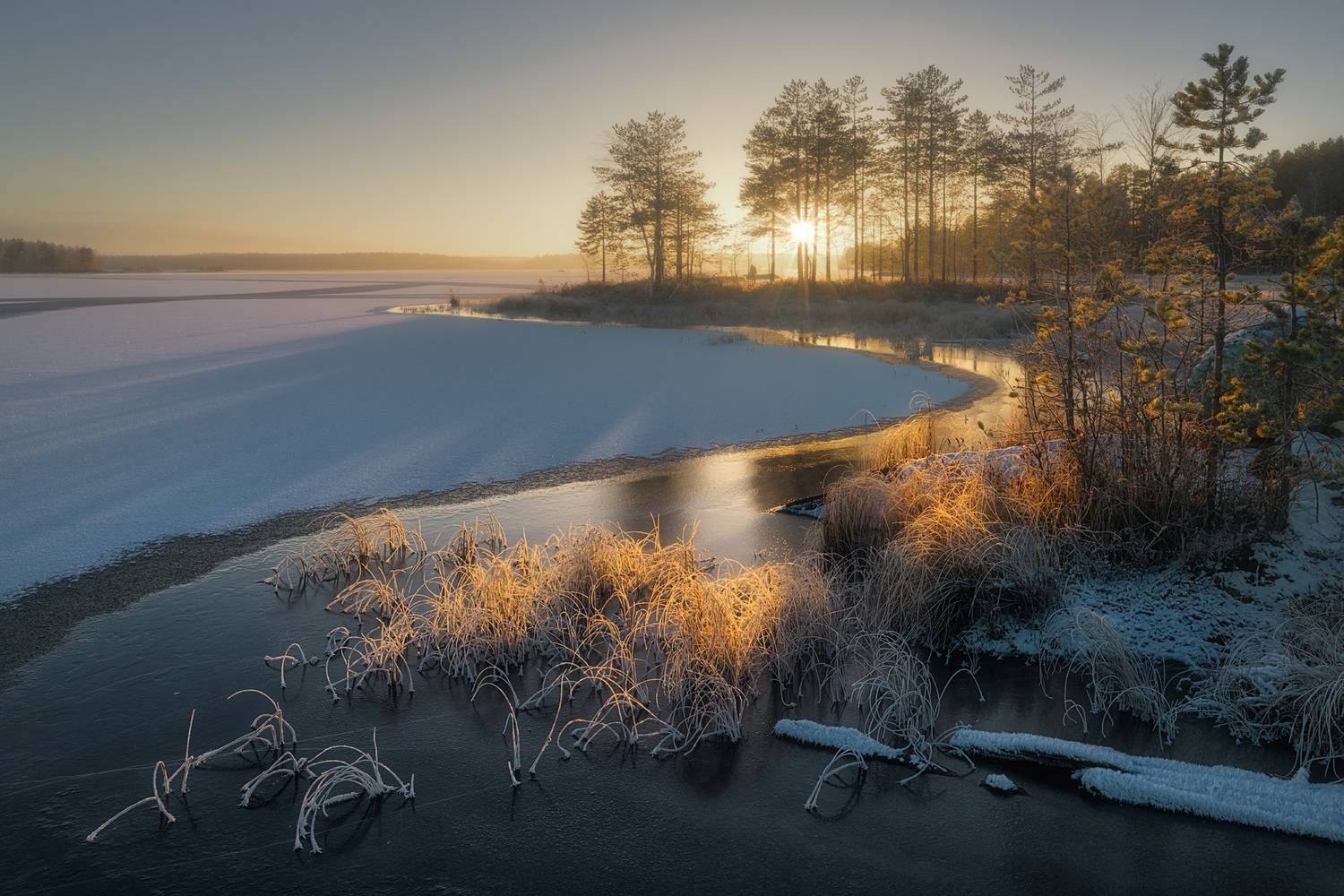 Ноябрьский первый лед. Автор: Dmitry Medyancev , Dmitry Medyancev