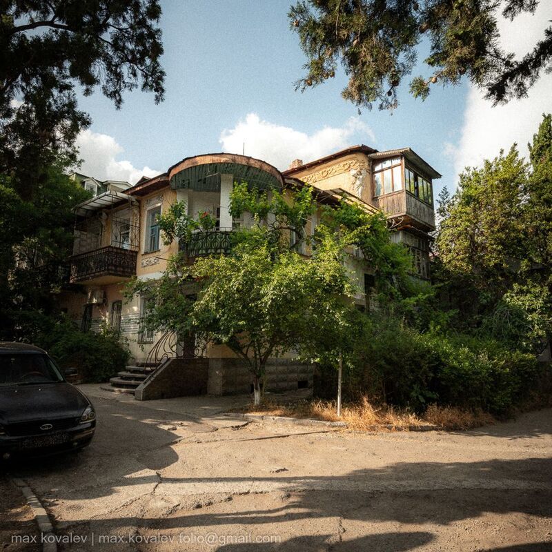 Архитектура, Крым, Россия, Ялта, география, дача, здание, модерн Уходящий модерн фото превью